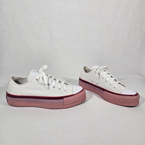 CONVERSE X O.P.I CTAS LiftOx CANVAS 566557C WHITE Chuck Taylor SNEAKER Women 7.5 - Picture 1 of 17